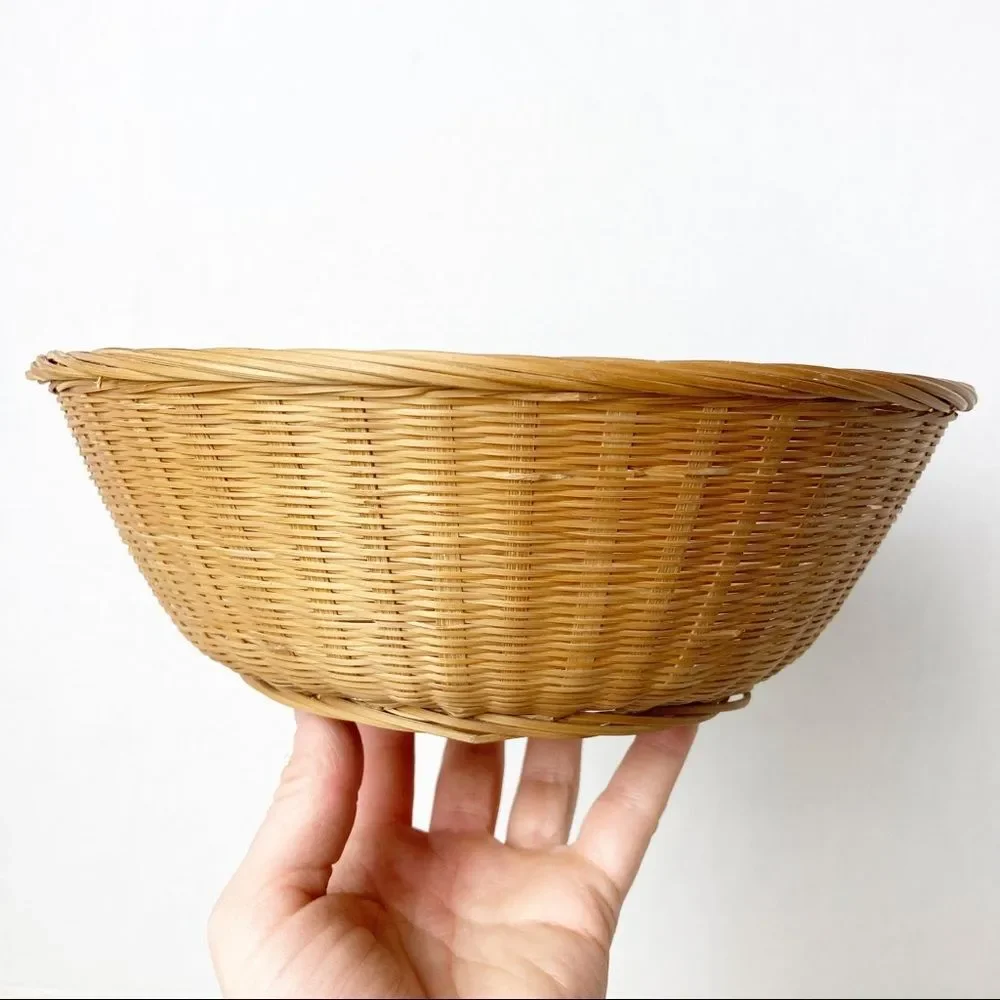 Round basket low short 9” diameter